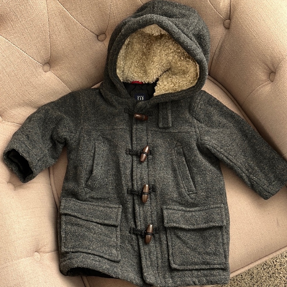 Baby Gap 2year Grey Peacoat